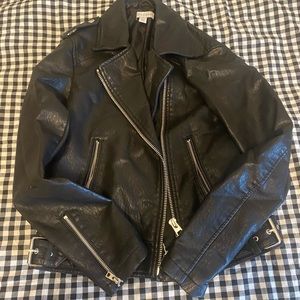 Topshop leather jacket